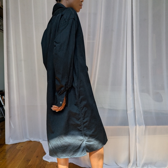 Uniqlo U Black Shirt Dress | Size S - Picture 6 of 8